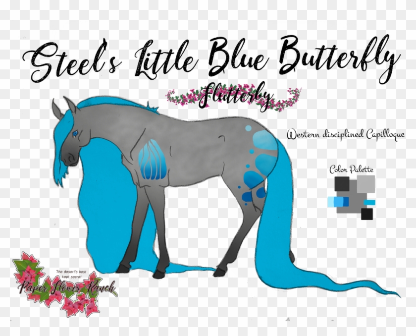 Steel's Little Blue Butterfly - Mane #1688487
