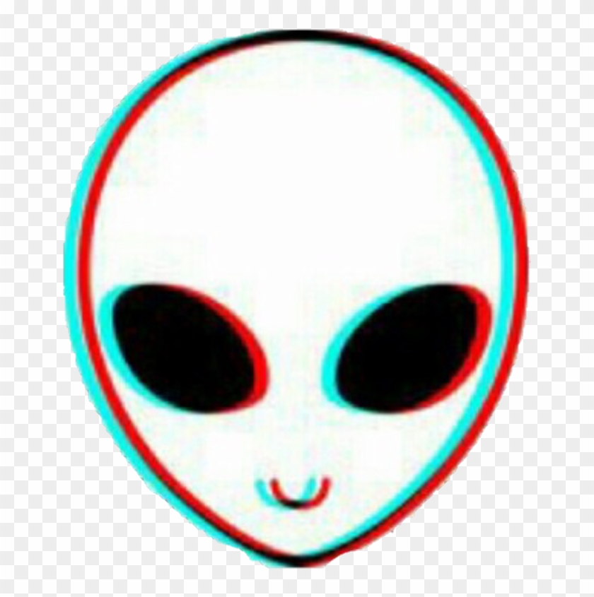 Picture Stock D Glitch Alien Emoji Aesthetic Colorful - Alien Png #1688531