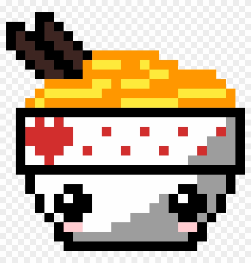 Noodle Bowl - Kawaii Pixel Art #1688593