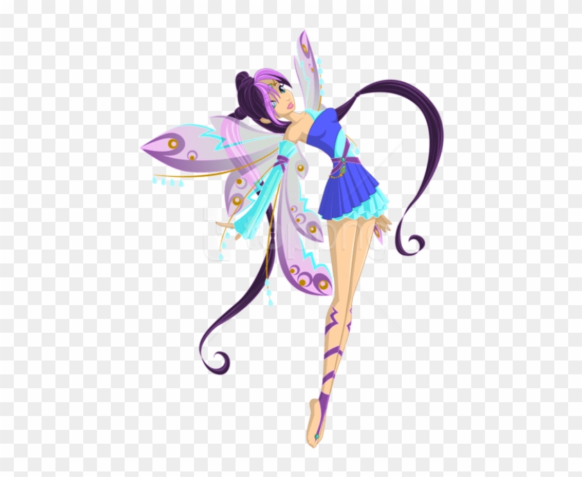 Download Purple Fairy Png Clip-art Clipart Png Photo - Hada Png #1688631