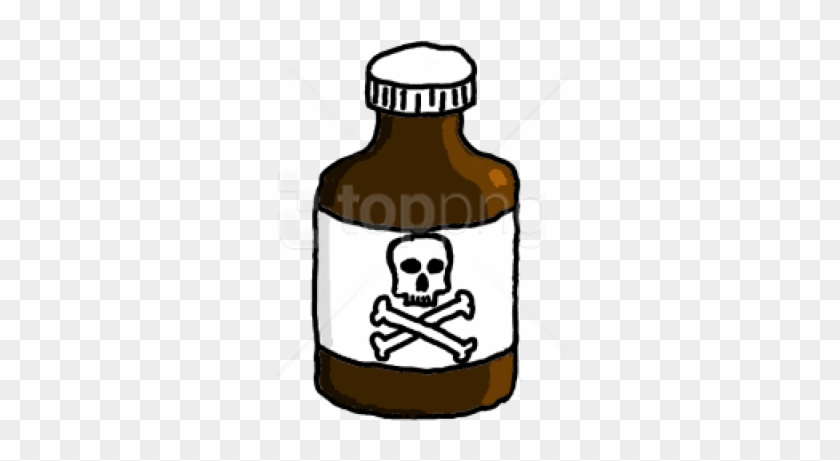 Free Png Download Bottle Of Poison Cartoon Clipart - Cartoon Poison Bottle #1688691