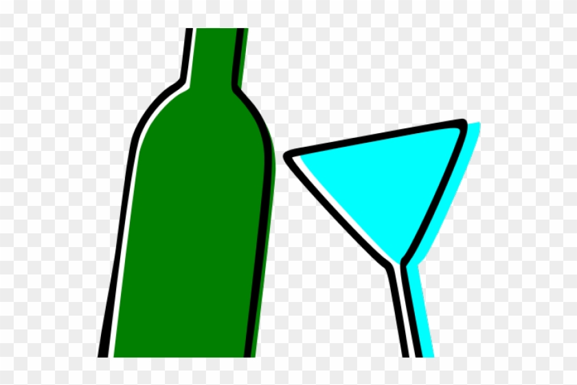 Liquor Clipart Transparent Background - Bottle Of Alcohol Clipart #1688692