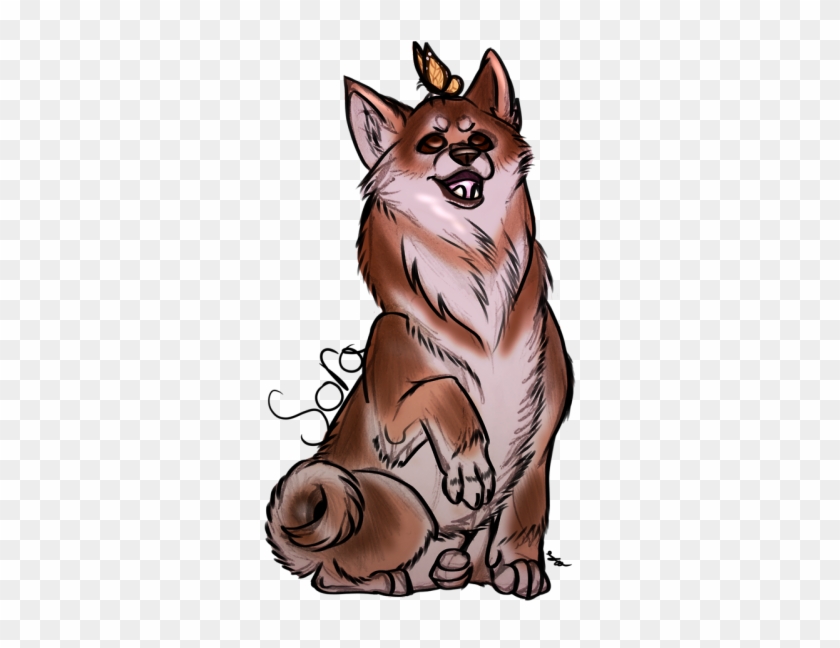 A Pencil Drawing Of A Shiba Inu I Played With Today - Cartoon #1688735