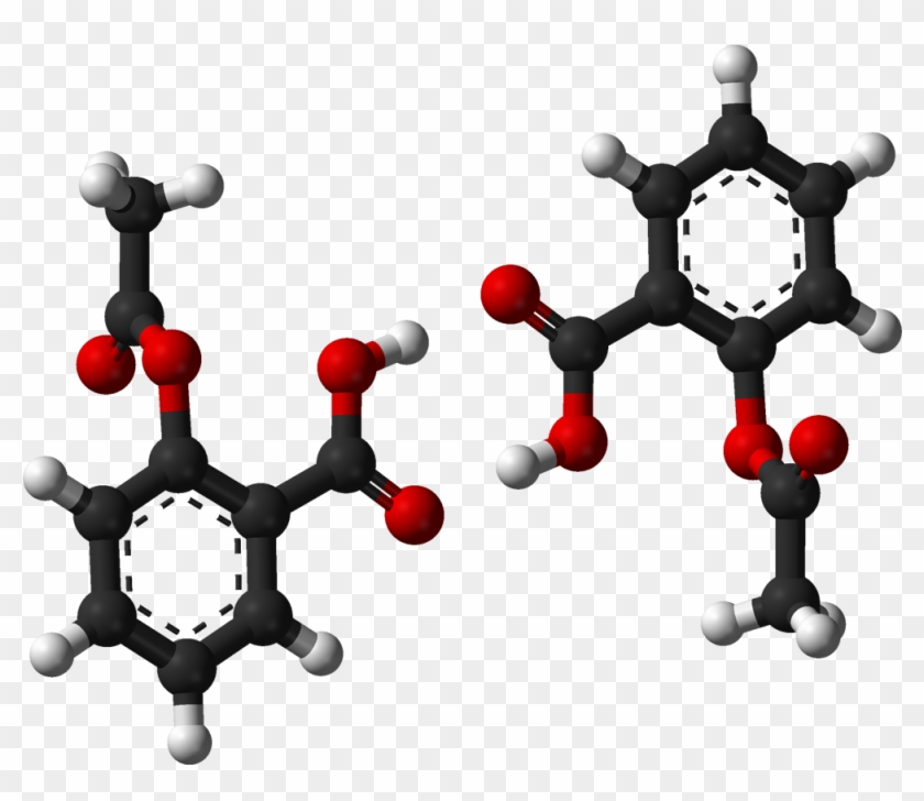 Aspirin Dimer Xtal 3d Balls - Structure And Iupac Name Of Salicylic Acid #1688824