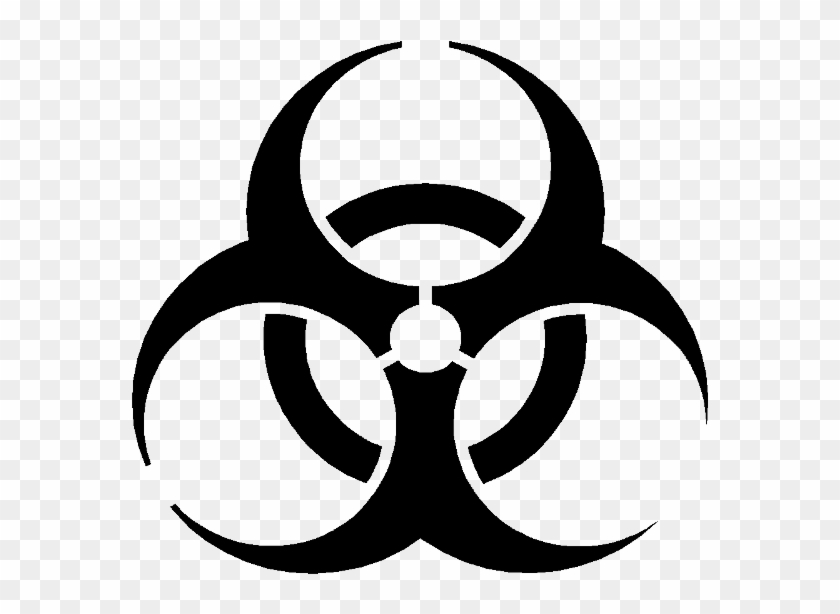 Biohazard Symbol Clipart Clear Background - Biohazard Symbol #1688888