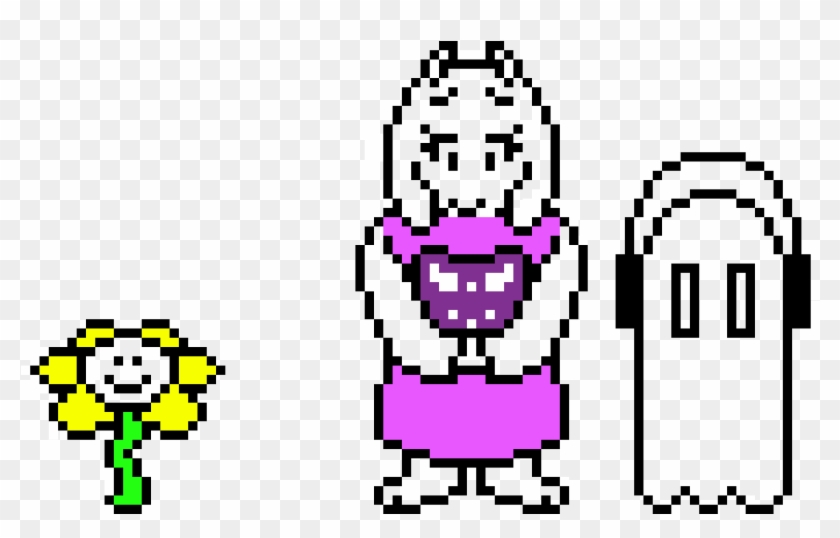 Ruins All Monsters The Other Dudes Like Froggit And - Undertale Toriel Pixel Art #1689049
