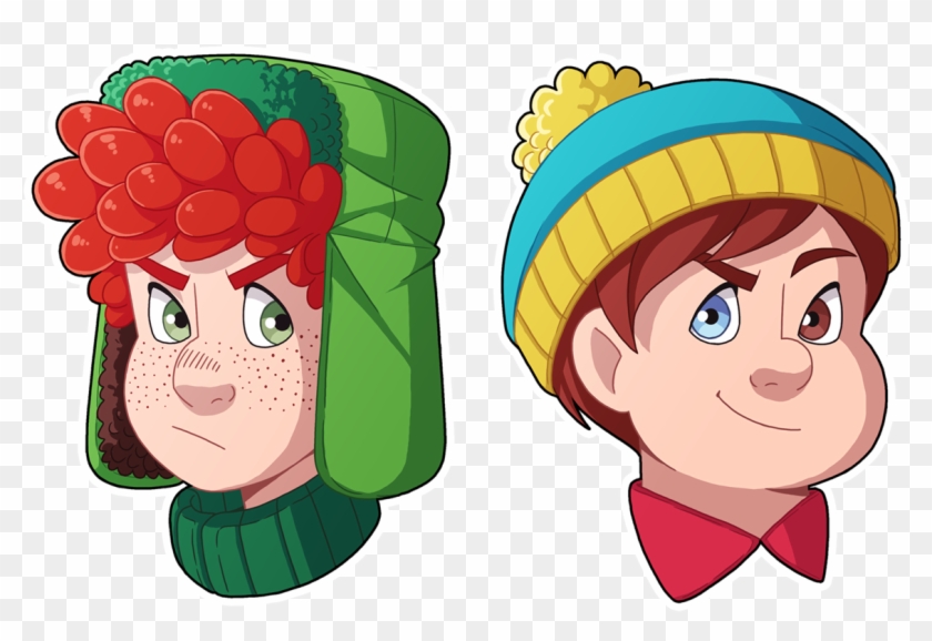 Kyle With Freckles And Cartman With Heterochromia A - South Park Cartman Heterochromia #1689081