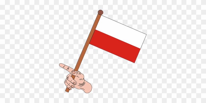 Polish Flag, Flag, White-red, Poland - Uk Flag Png #1689168