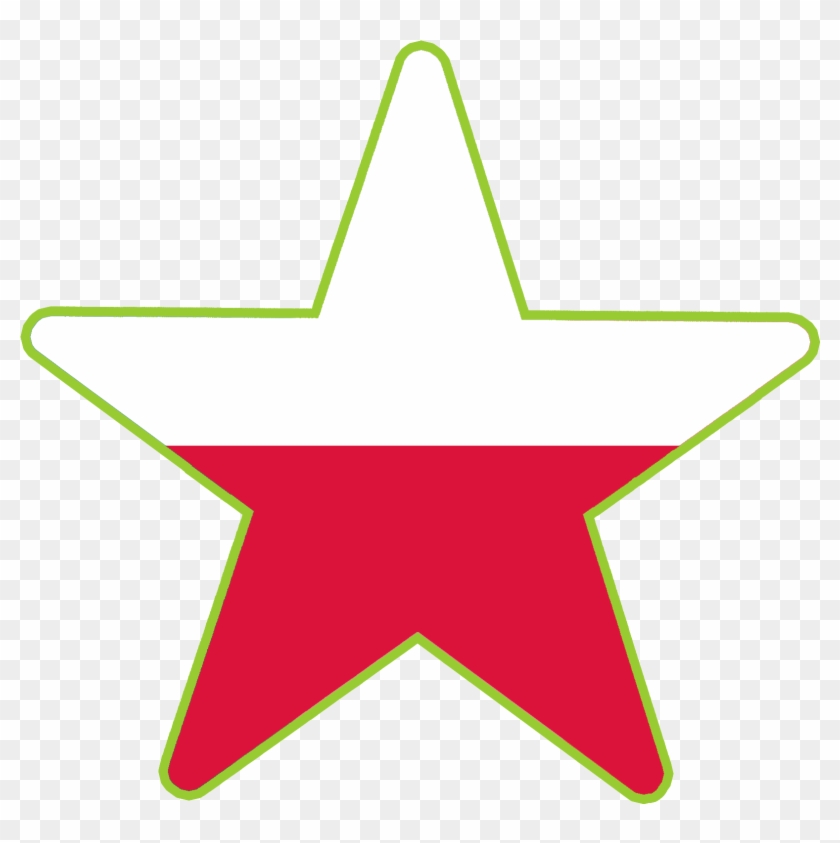 Connections Star Languages Polish Flag - Connections Star Languages Polish Flag #1689170