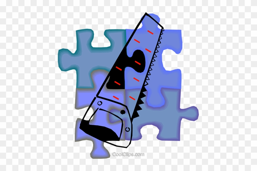 Saw Royalty Free Vector Clip Art Illustration - Saw Royalty Free Vector Clip Art Illustration #1689202