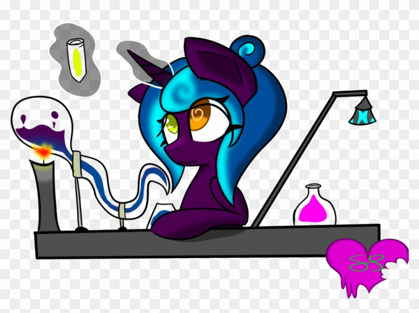 Askhypnoswirl, Chemistry, Desk, Magic, Oc, Oc Only, - Cartoon #1689273