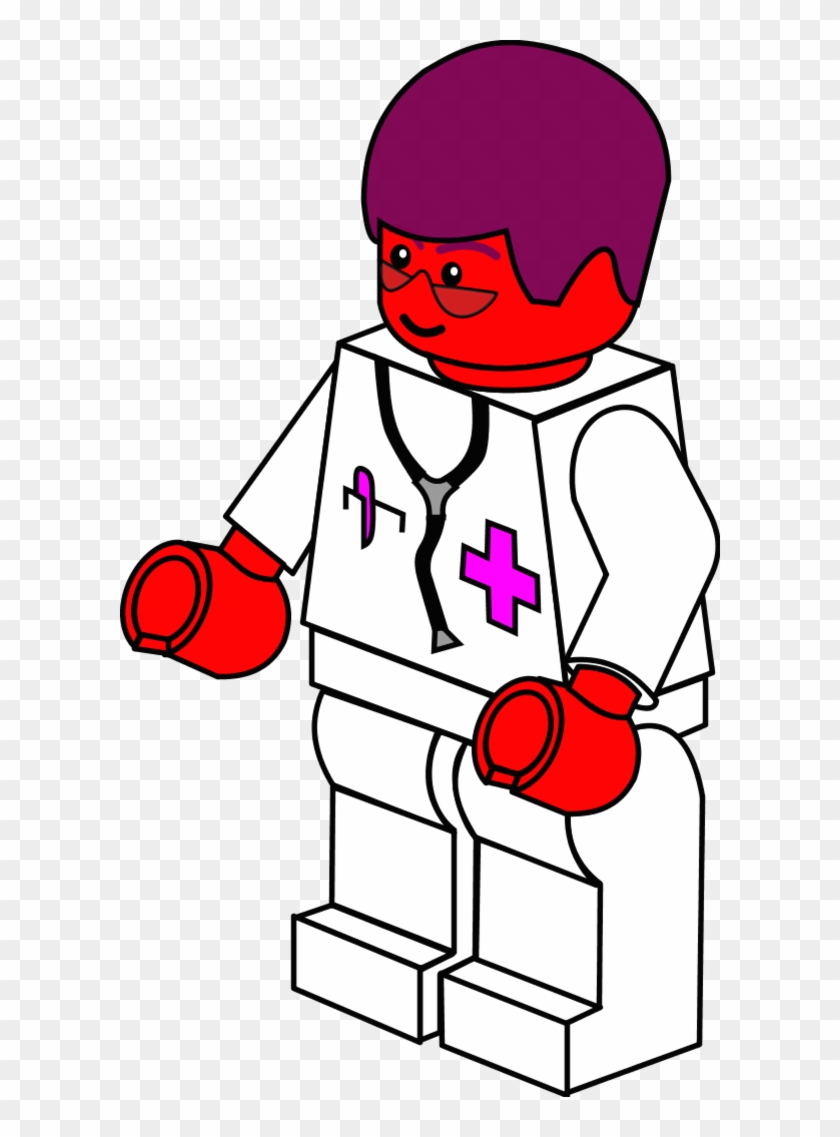 Lego Town Doctor - Lego Coloring Pages #1689386