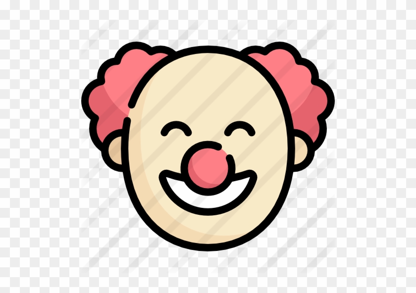 Clown Mask Free Icon - Cartoon Clown Mask Png #1689402