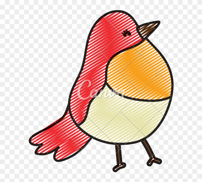 Doodle Beauty Tropical Bird Exotic Animal - Cartoon #1689439