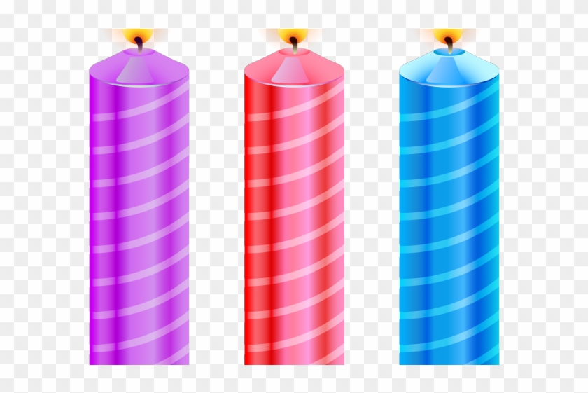 Candle Clipart Day The Dead - Candle For Birthday Clipart Png #1689495