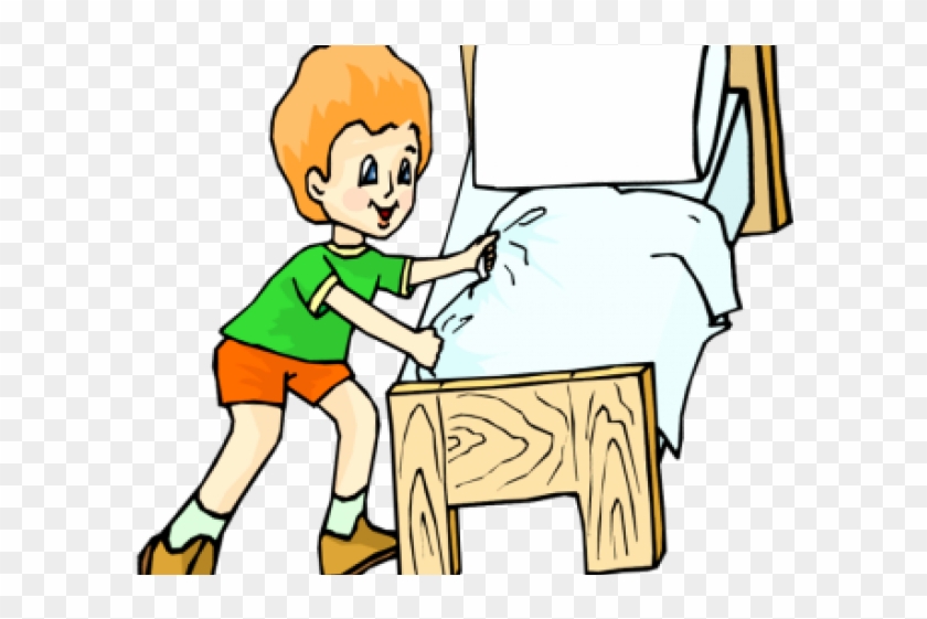 Cleaning The Bed Clipart #1689500