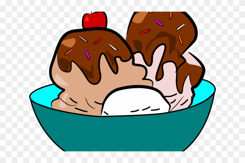 Sundae Clipart Bread - Transparent Background Ice Cream Sundae Clip Art #1689517