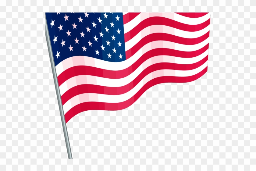 United States Clipart Vector - American Flag Clip Art #1689708