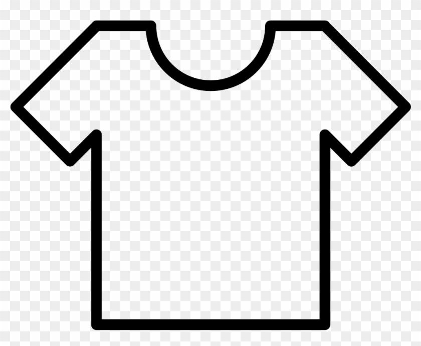 White Short Sleeve T Shirt Comments - Outline Of At Shirts #1689810