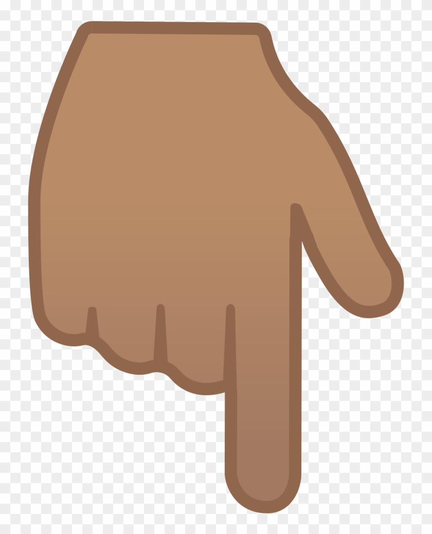 Download Svg Download Png - Finger Pointing Down Emoji #1690064