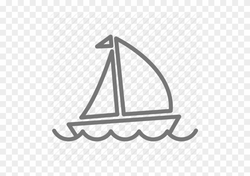 Float By Amanda Goehlert Boat Sail Sailboat - Boat Png Minimal #1690139