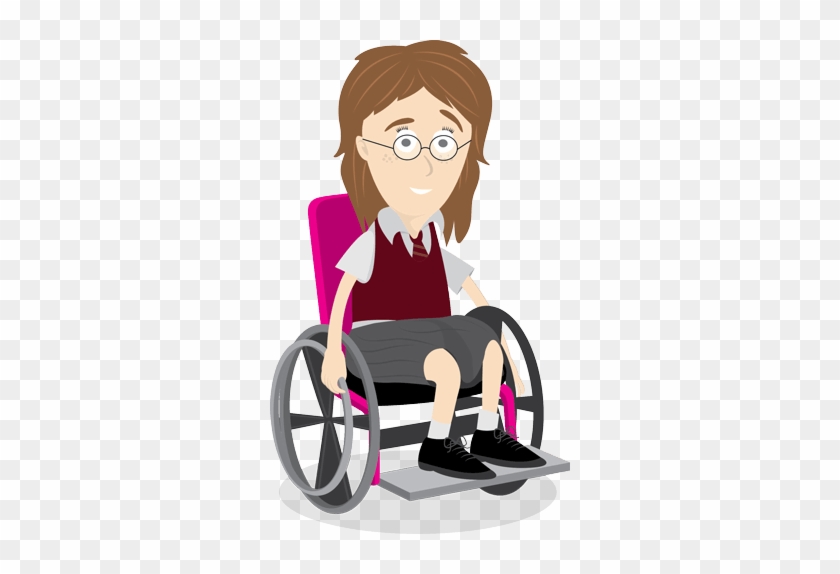 Cerebral Palsy - Girl With Cerebral Palsy Cartoon #1690161