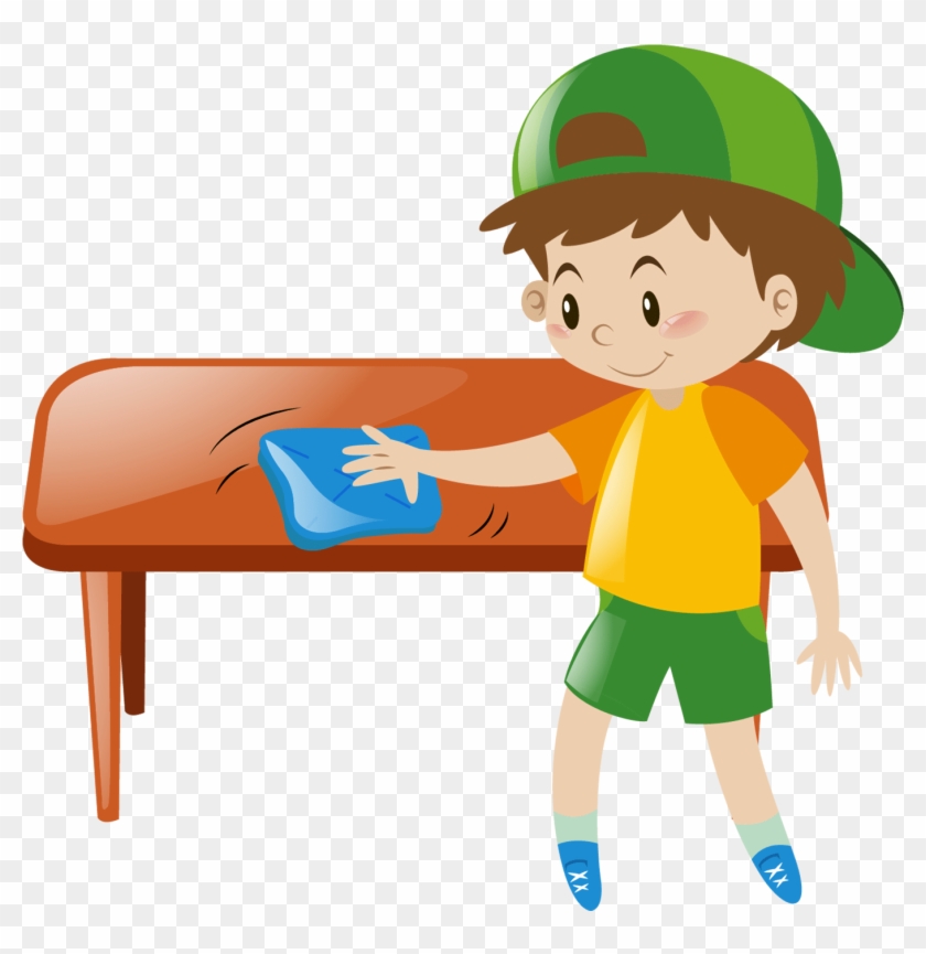 Clean Table Clipart #1690219