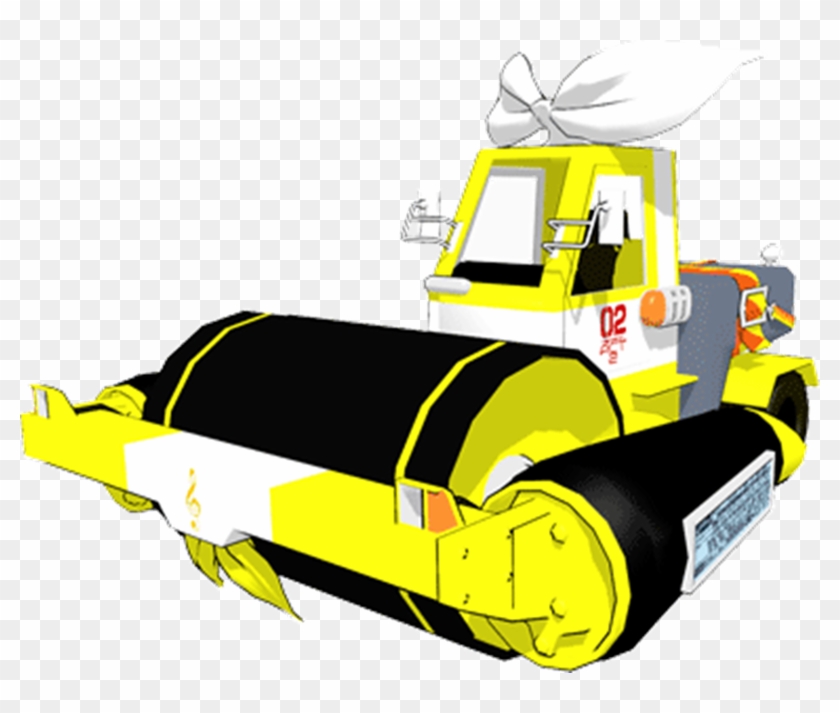 Roller Clipart Road Roller - Len Kagamine Road Roller #1690246