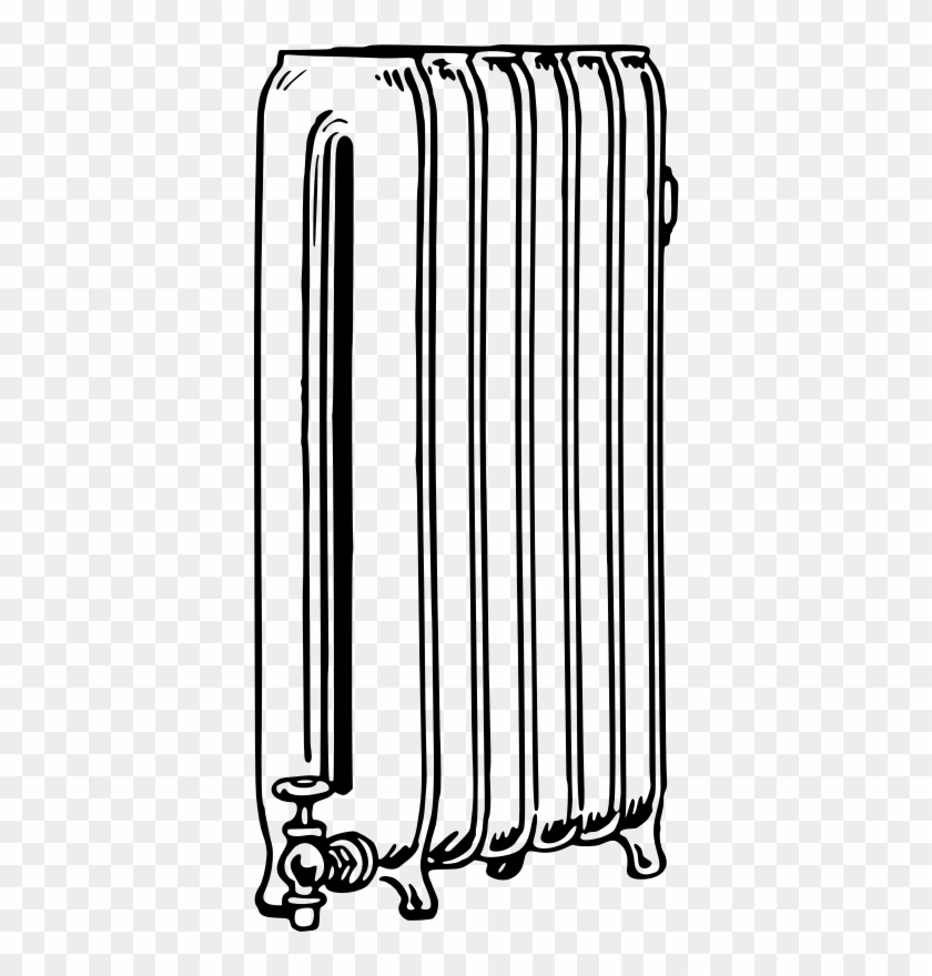 Perfect Realistic Heating Radiator With Picture Download - Radiator Clipart Black And White #1690278