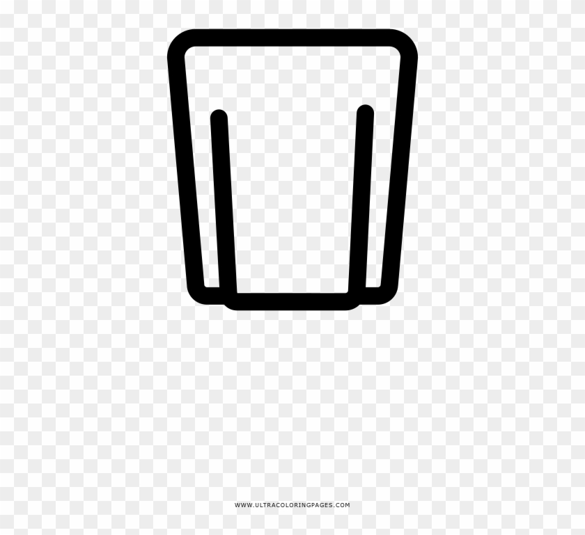 Whisky Glass Coloring Page - Vaso Whisky Dibujo #1690285