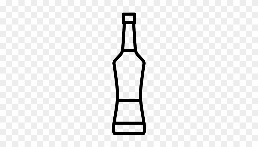 Whiskey Bottle Vector - Glass Bottle #1690311