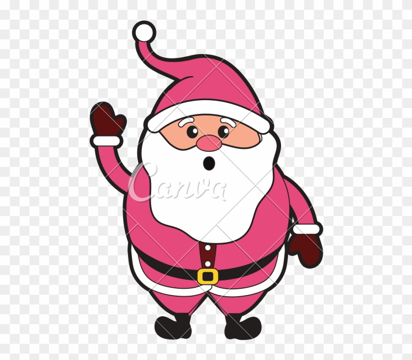 Santa Claus With Christmas Suit And Beard - Santa Claus #1690336