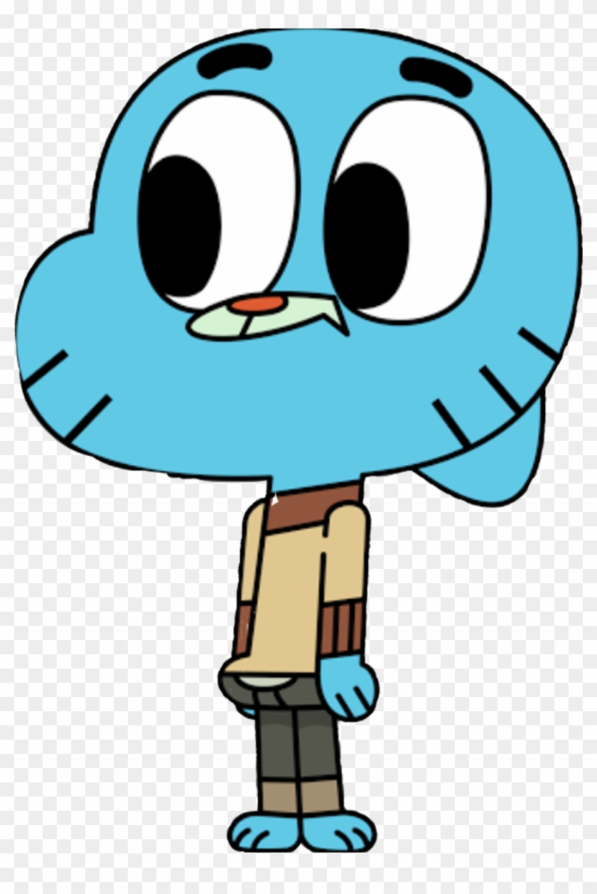 #gumball #waterson #cartoonnetwork #blue #cat #fish - Gumball Watterson #1690446