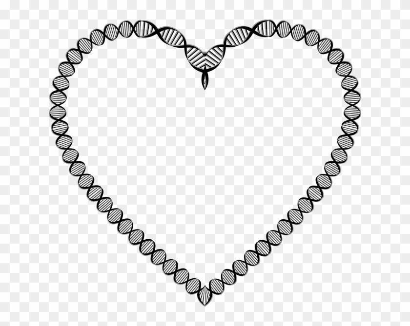 The Love Gene - Dna Helix Heart #1690474