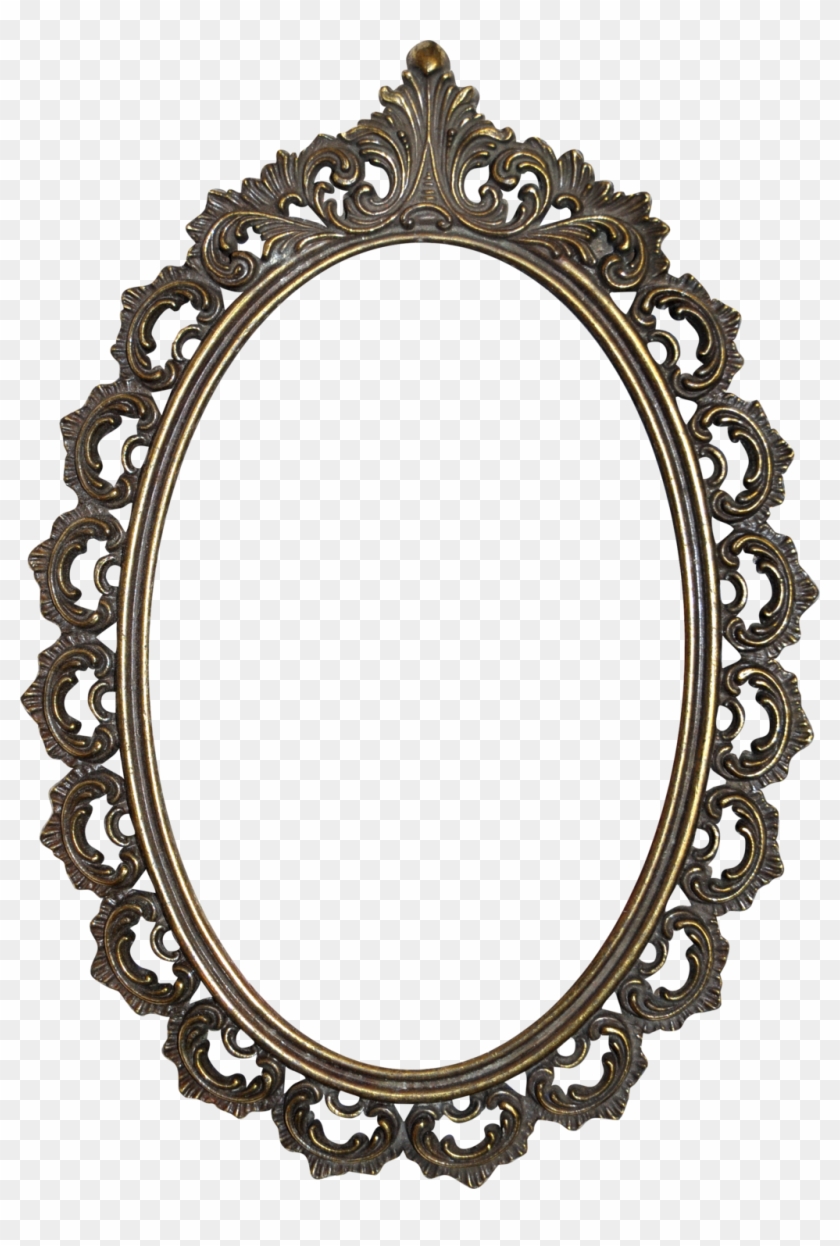 Mirror Png Transparent Images - Transparent Background Frame Oval Png #1690570