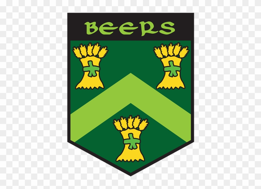 Green And Yellow Crest With Three Bundles Of Wheat - Illustration #1690593