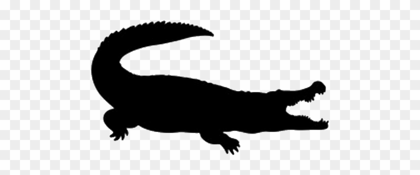 500 X 500 10 - Silhouette Clip Art Alligator Svg #1690634
