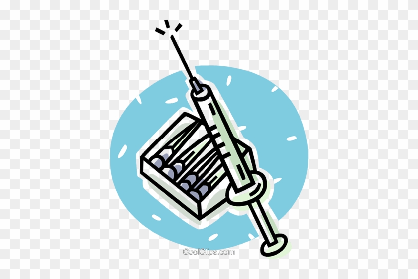 Hypodermic Syringe Royalty Free Vector Clip Art Illustration - Hypodermic Syringe Royalty Free Vector Clip Art Illustration #1690707