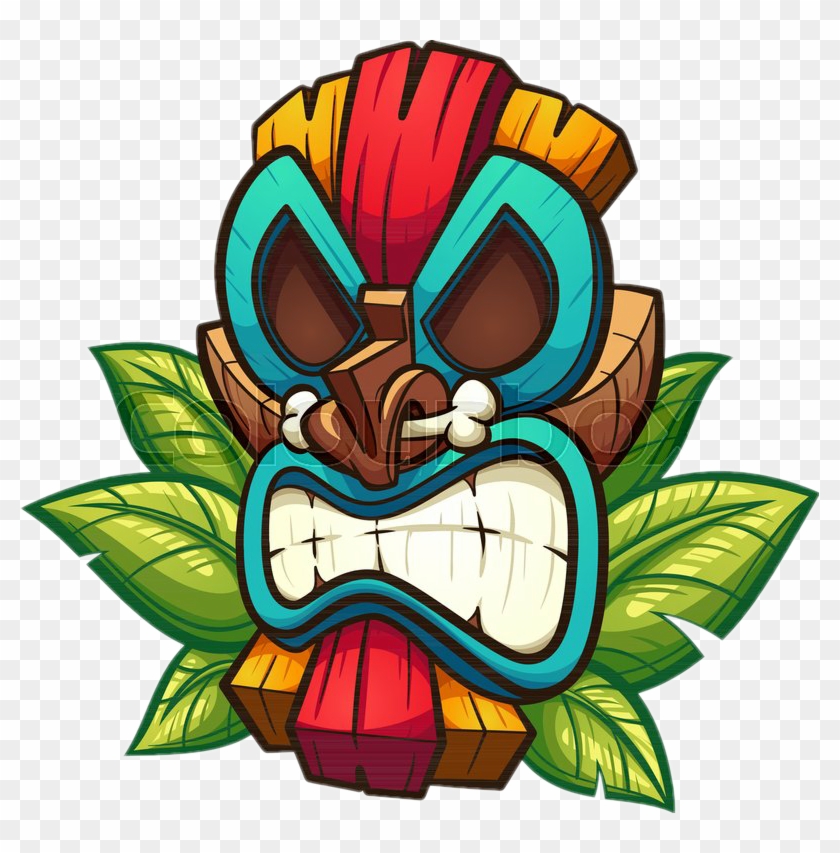 Cartoon Tiki Mask #1690719