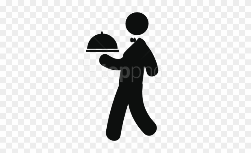 Download Waiter Clipart Png Photo - Restaurant Icon Vector Png #1690958