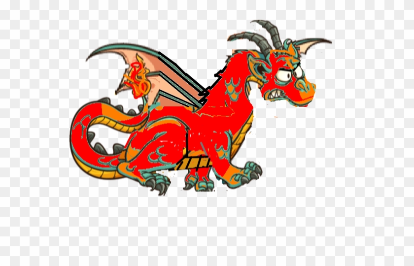 Nervous Dragon - - Cartoon #1691071