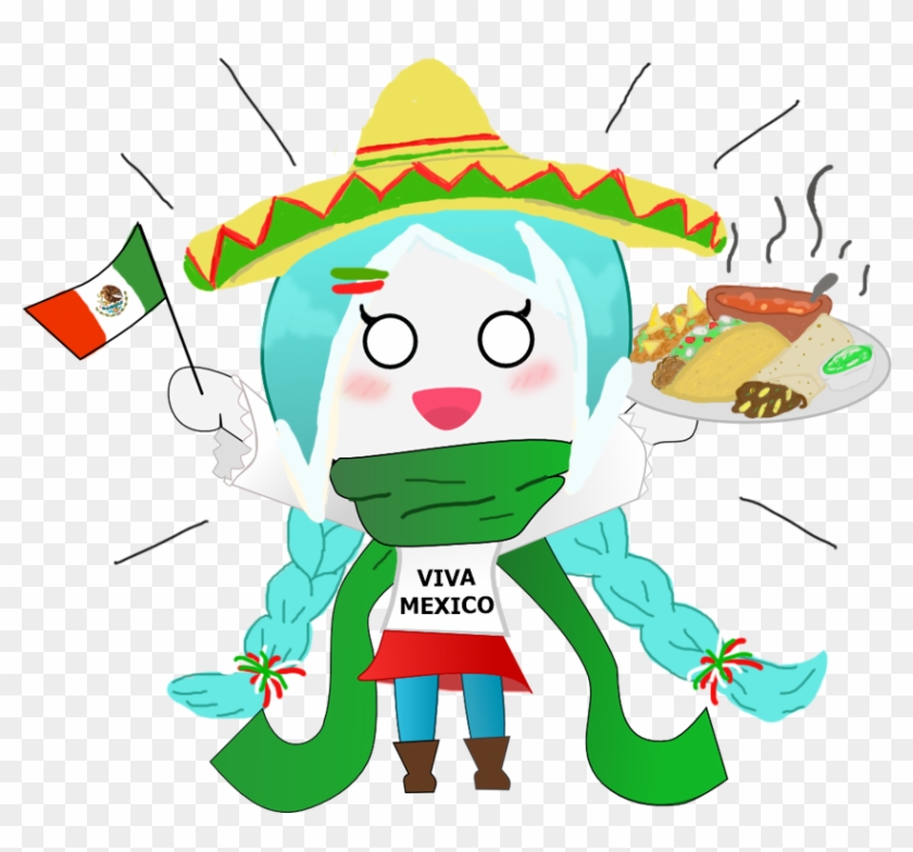 Viva Mexico Con Minimoose By Minimoose1231 - Cartoon #1691182