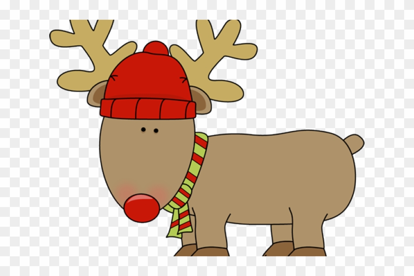 Snow Clipart Reindeer - Clip Art Winter Holiday #1691200