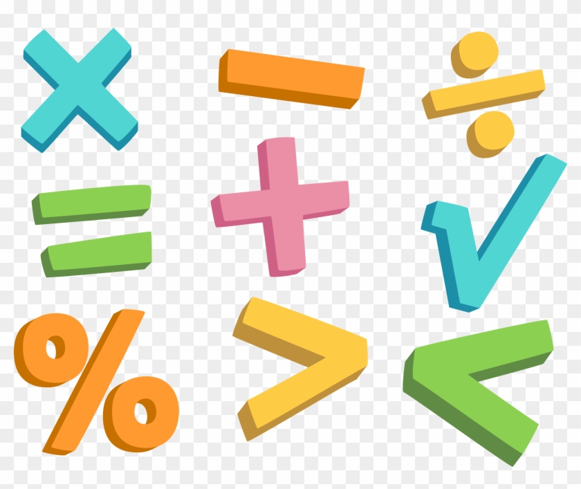 Math - Math Symbols Clipart #1691326