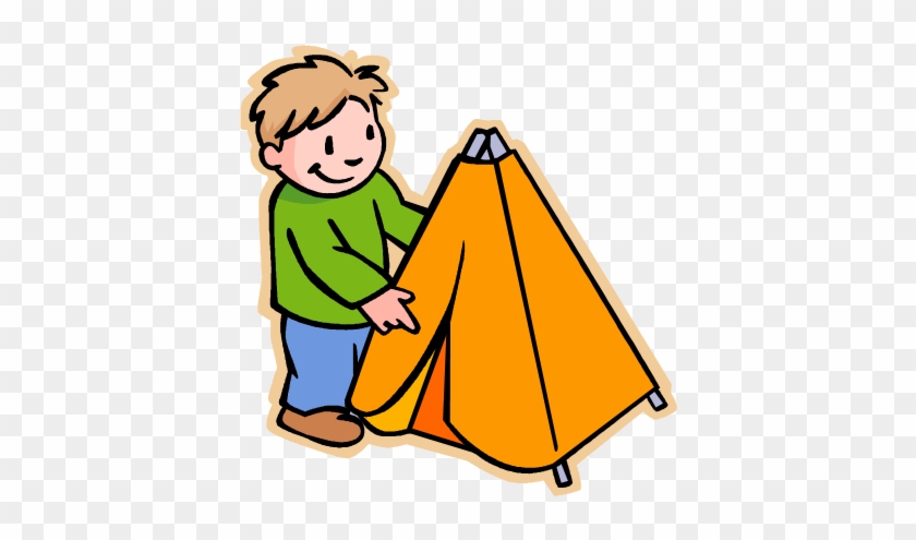 Infants And Toddler Tidbits - Boy With Tent Clipart #1691351