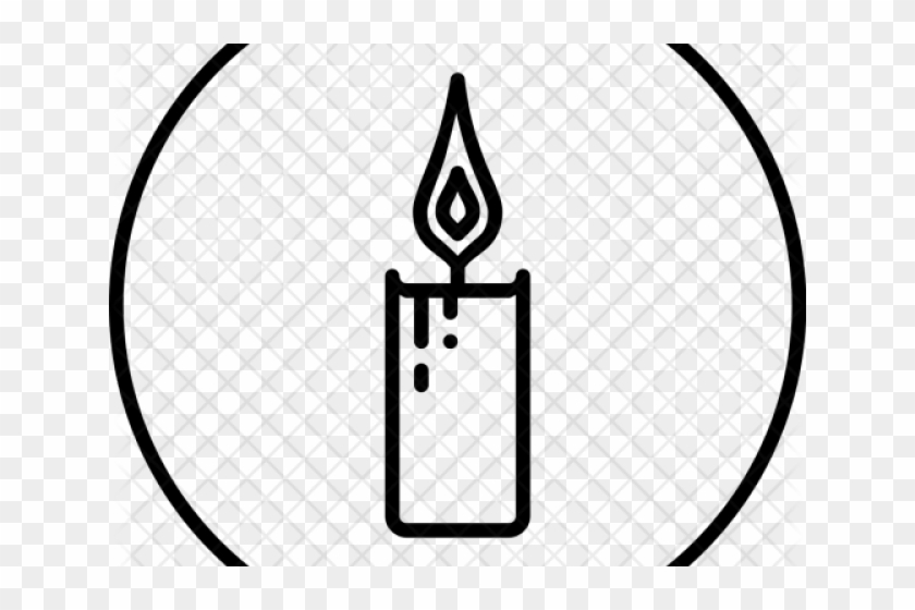 Drawn Candle Diya - Drawn Candle Diya #1691476