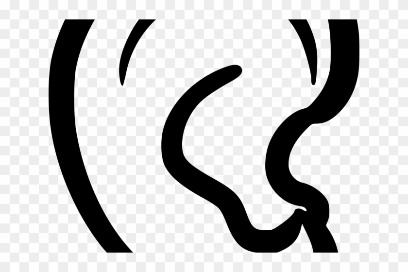 Ear Clipart Outline - Ear Clipart Outline #1691529