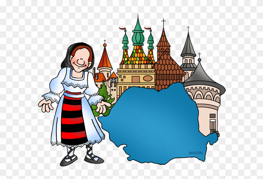 Romania Map - Romania Cartoon Png #1691650