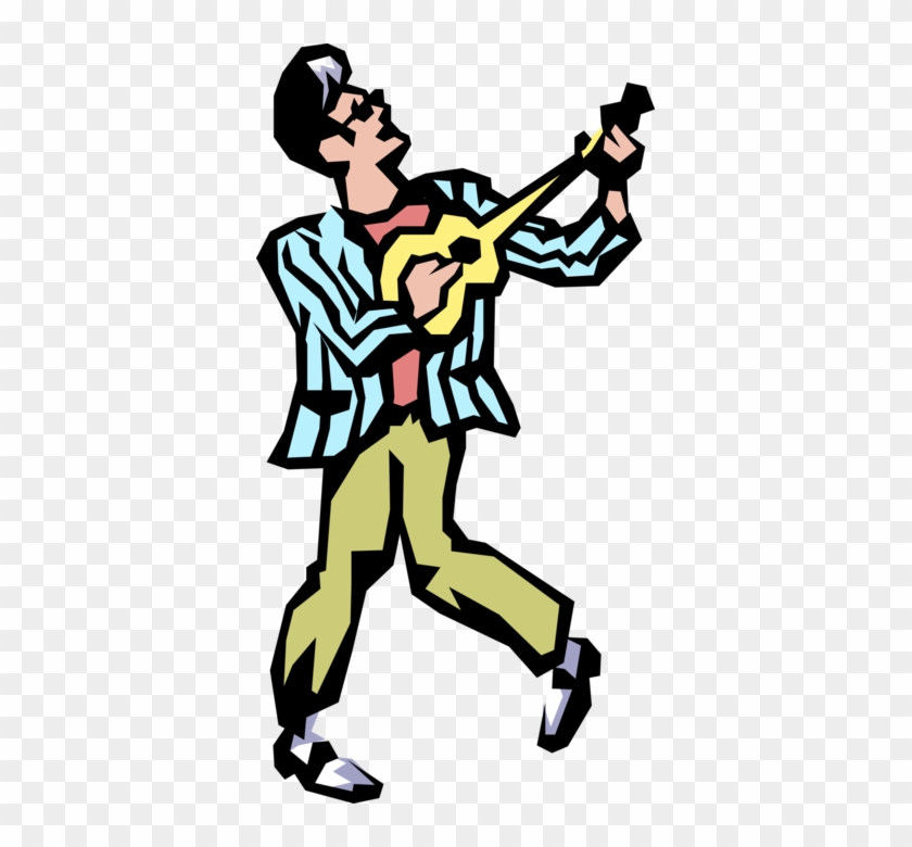 Elvis Presley Impersonator Plays Guitar - Elvis Presley Impersonator Plays Guitar #1691859