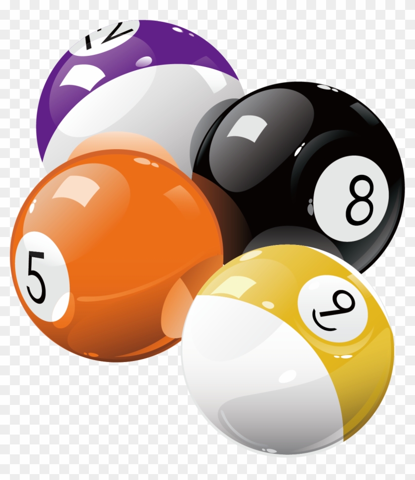 Billiard Png Photo - Pool Ball Vector #1691865